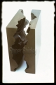 PP60, 3qtr view, 12x6x12 inches, cast bronze, 1986